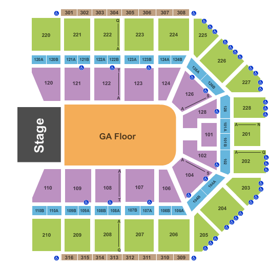 Van Andel Arena Linkin Park Seating Chart